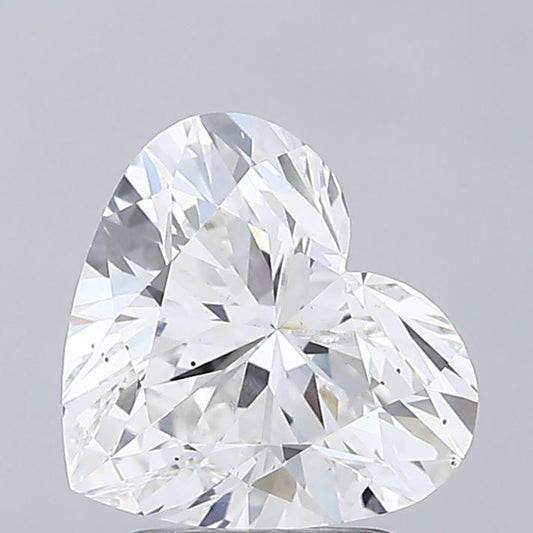 Lab-Grown Heart Diamond - 3.01 Carats, E Color, VS2 Clarity - Certified by IGI - Report Number: LG713534010