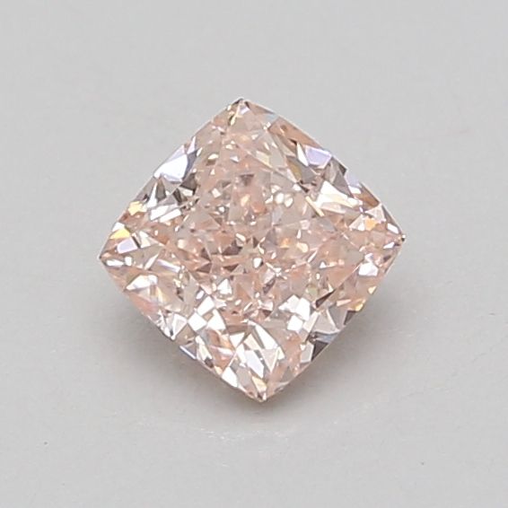 Lab-Grown Cushion Diamond - 0.76 Carats, Fancy Pink Color, VS1 Clarity - Certified by IGI - Report Number: LG687561125