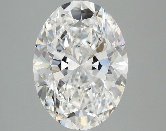 Lab-Grown Oval Diamond - 4.1 Carats, E Color, VVS2 Clarity - Certified by IGI - Report Number: LG696568026