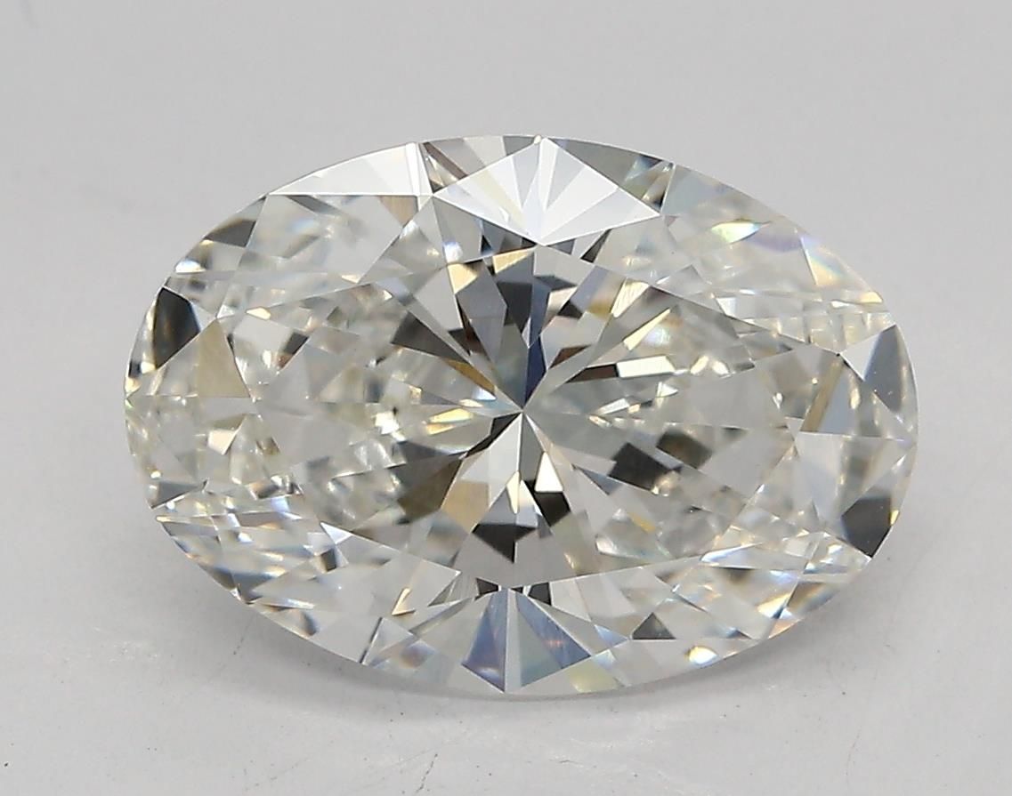 Lab-Grown Oval Diamond - 3.04 Carats, F Color, VVS2 Clarity - Certified by IGI - Report Number: LG681577335