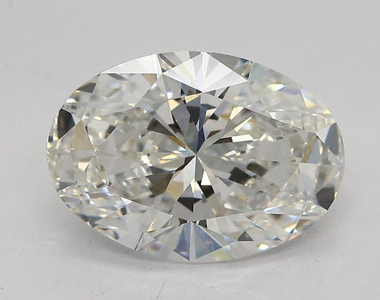 Lab-Grown Oval Diamond - 3.04 Carats, F Color, VVS2 Clarity - Certified by IGI - Report Number: LG681577335