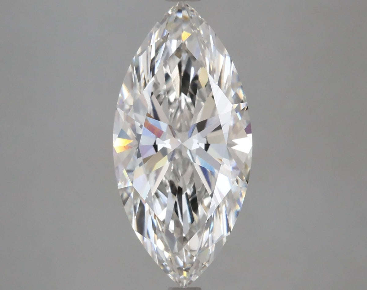 Lab-Grown Marquise Diamond - 3.58 Carats, F Color, VVS2 Clarity - Certified by IGI - Report Number: LG616420943