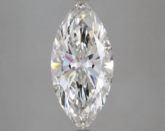 Lab-Grown Marquise Diamond - 3.58 Carats, F Color, VVS2 Clarity - Certified by IGI - Report Number: LG616420943