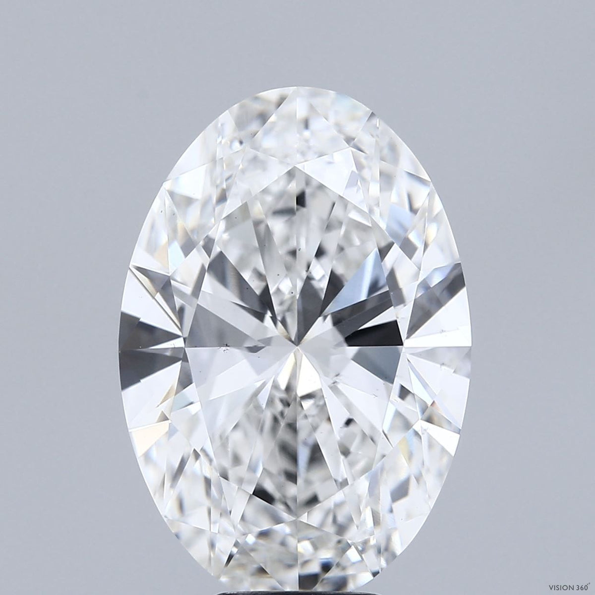 Lab-Grown Oval Diamond - 7.52 Carats, F Color, VS2 Clarity - Certified by IGI - Report Number: LG598365001