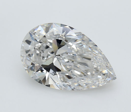 Lab-Grown Pear Diamond - 7.02 Carats, E Color, VS1 Clarity - Certified by IGI - Report Number: LG653447605