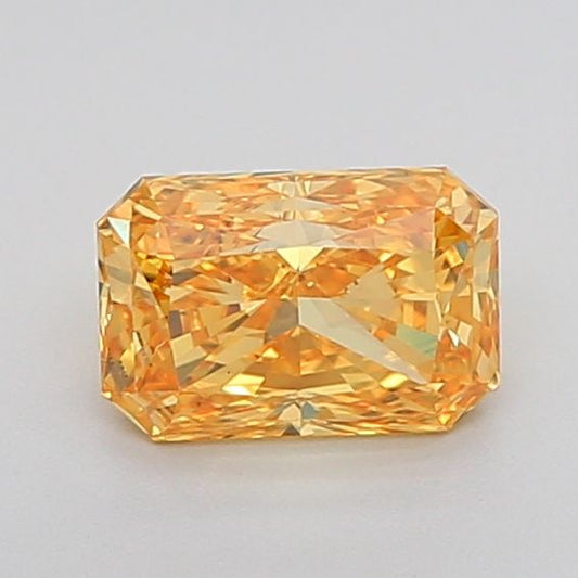 Lab-Grown Radiant Diamond - 1.0 Carats, Fancy Vivid Yellow Color, VS1 Clarity - Certified by IGI - Report Number: LG601334634