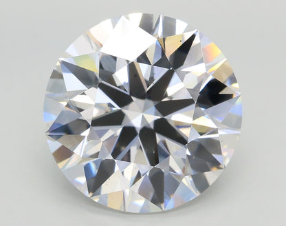 Lab-Grown Round Diamond - 8.03 Carats, E Color, VS2 Clarity - Certified by IGI - Report Number: LG675570738