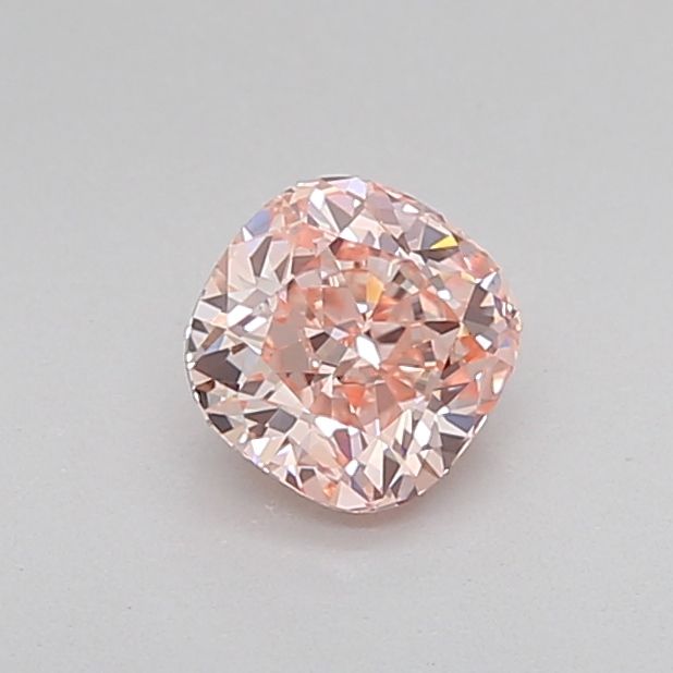 Lab-Grown Cushion Diamond - 0.64 Carats, Fancy Intense Pink Color, VS1 Clarity - Certified by IGI - Report Number: LG620425921
