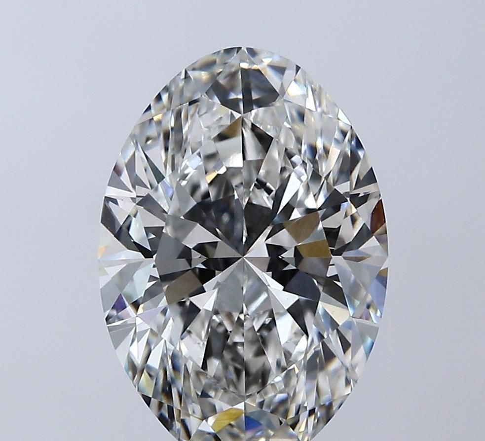 Lab-Grown Oval Diamond - 4.01 Carats, F Color, VVS2 Clarity - Certified by IGI - Report Number: LG716506633