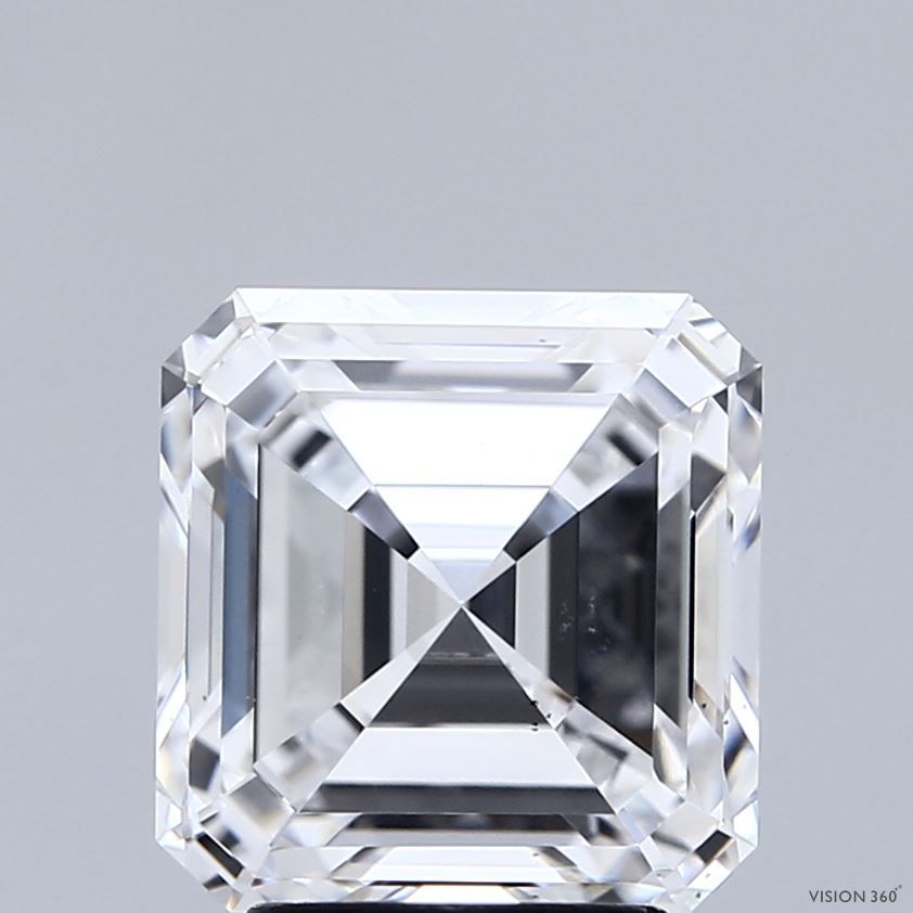 Lab-Grown Asscher Diamond - 4.04 Carats, D Color, VS1 Clarity - Certified by IGI - Report Number: LG714504085