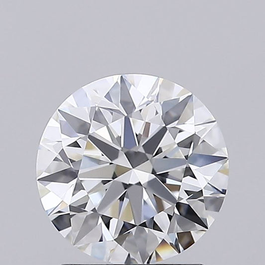 Lab-Grown Round Diamond - 1.5 Carats, F Color, VVS2 Clarity - Certified by IGI - Report Number: LG689580978