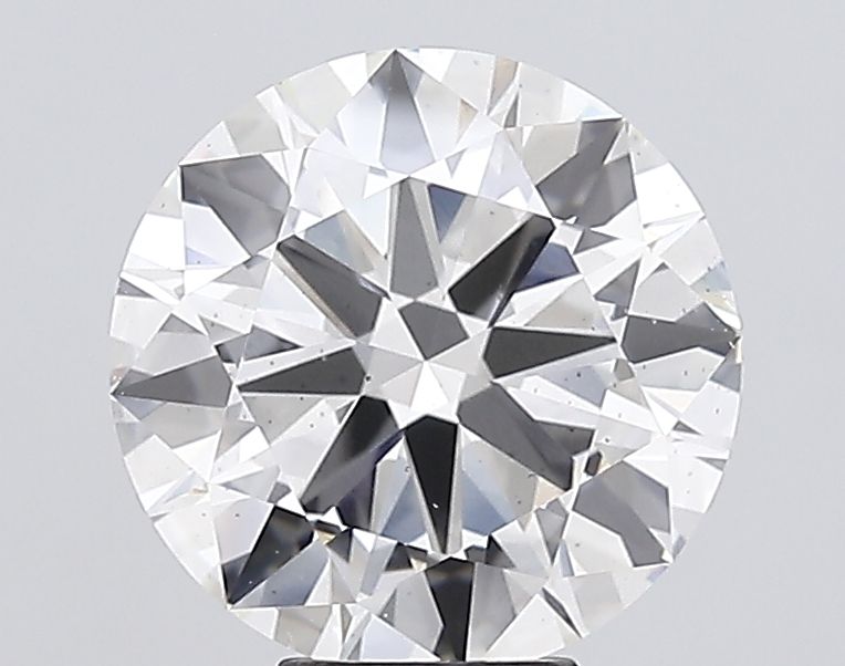 Lab-Grown Round Diamond - 7.02 Carats, F Color, VS2 Clarity - Certified by IGI - Report Number: LG683583627