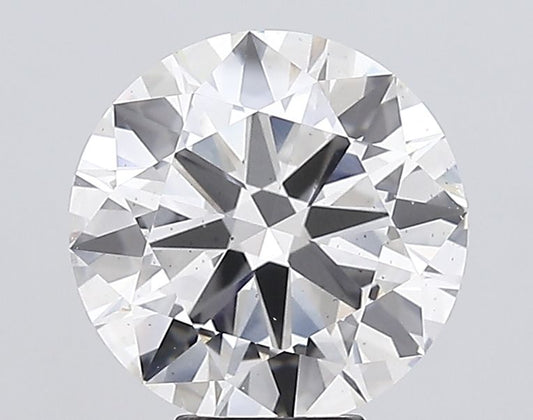 Lab-Grown Round Diamond - 7.02 Carats, F Color, VS2 Clarity - Certified by IGI - Report Number: LG683583627