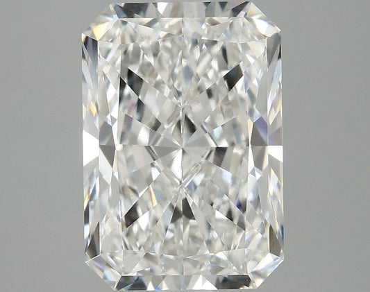 Lab-Grown Radiant Diamond - 4.1 Carats, F Color, VVS2 Clarity - Certified by IGI - Report Number: LG694596427