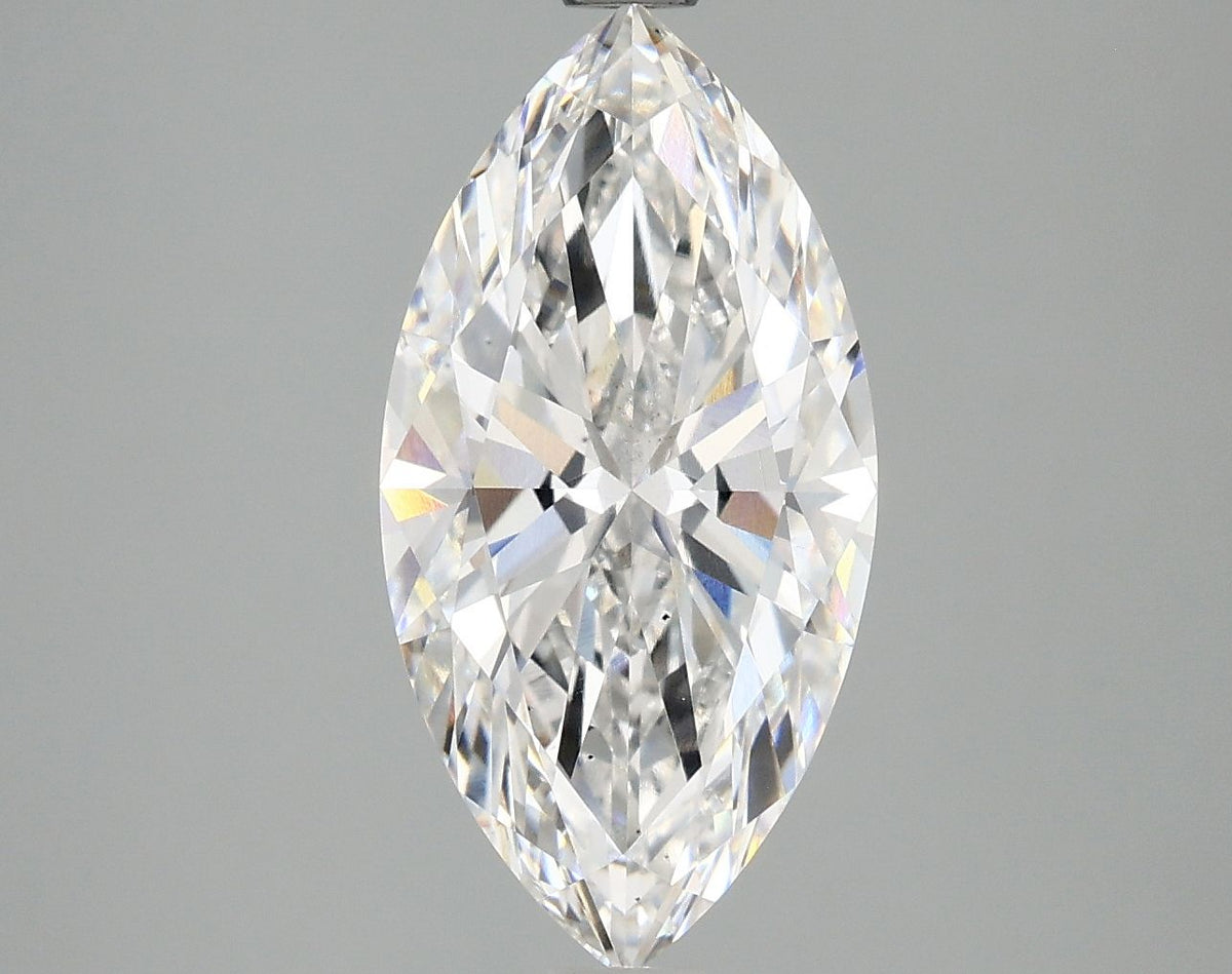 Lab-Grown Marquise Diamond - 2.98 Carats, E Color, VS2 Clarity - Certified by IGI - Report Number: LG685555294