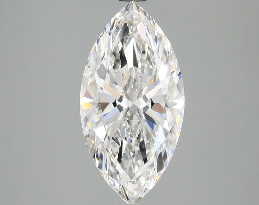 Lab-Grown Marquise Diamond - 2.98 Carats, E Color, VS2 Clarity - Certified by IGI - Report Number: LG685555294