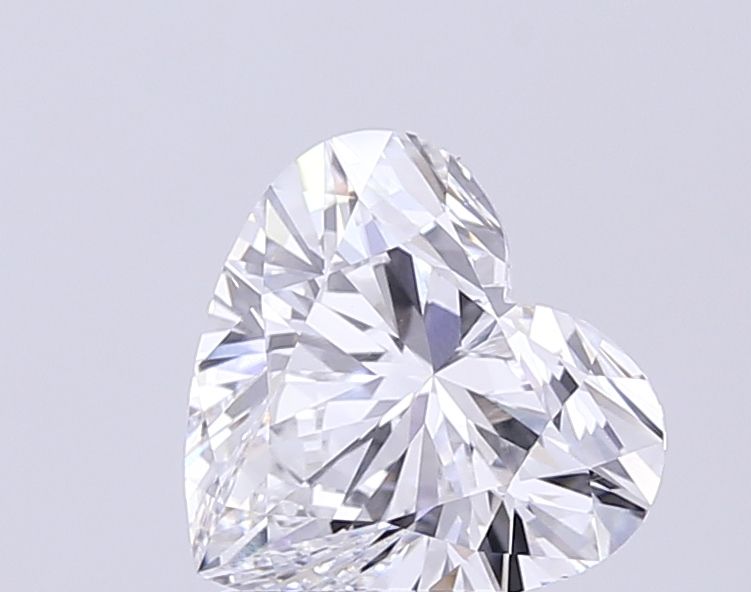 Lab-Grown Heart Diamond - 2.51 Carats, E Color, VVS2 Clarity - Certified by IGI - Report Number: LG712531660