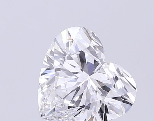 Lab-Grown Heart Diamond - 2.51 Carats, E Color, VVS2 Clarity - Certified by IGI - Report Number: LG712531660