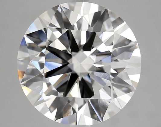 Lab-Grown Round Diamond - 7.0 Carats, F Color, VVS2 Clarity - Certified by IGI - Report Number: LG687506364