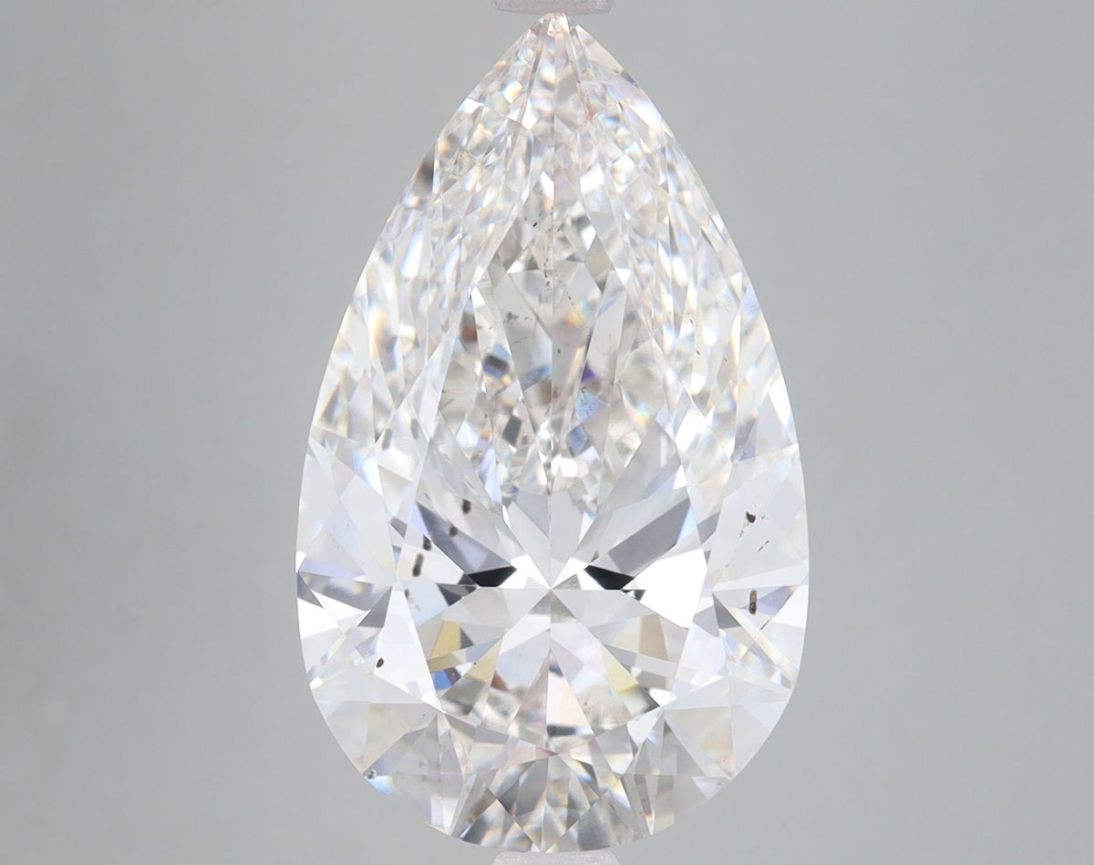 Lab-Grown Pear Diamond - 8.03 Carats, F Color, VS2 Clarity - Certified by IGI - Report Number: LG649456851