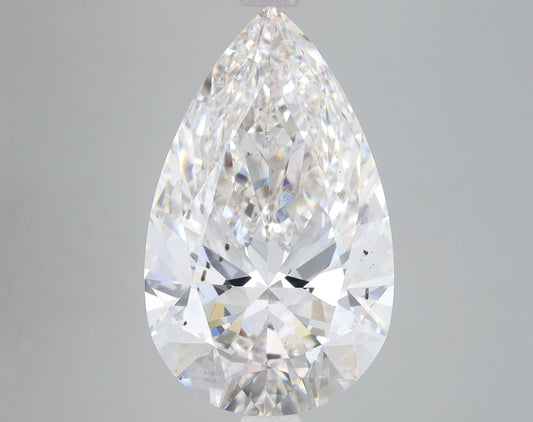Lab-Grown Pear Diamond - 8.03 Carats, F Color, VS2 Clarity - Certified by IGI - Report Number: LG649456851