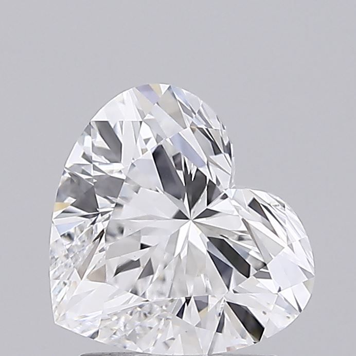 Lab-Grown Heart Diamond - 2.05 Carats, E Color, VVS2 Clarity - Certified by IGI - Report Number: LG719534436