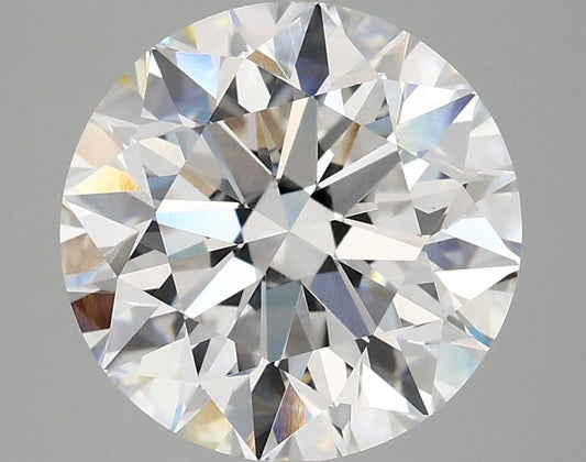 Lab-Grown Round Diamond - 4.05 Carats, E Color, VVS2 Clarity - Certified by IGI - Report Number: LG695518517
