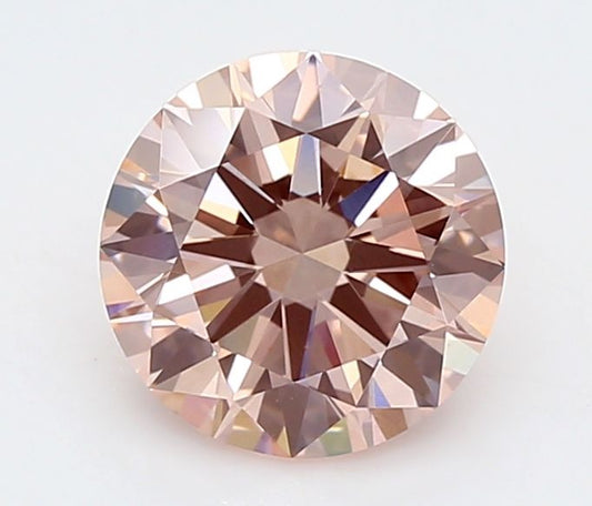Lab-Grown Round Diamond - 1.99 Carats, Fancy Intense Pink Color, VVS2 Clarity - Certified by IGI - Report Number: LG662401484
