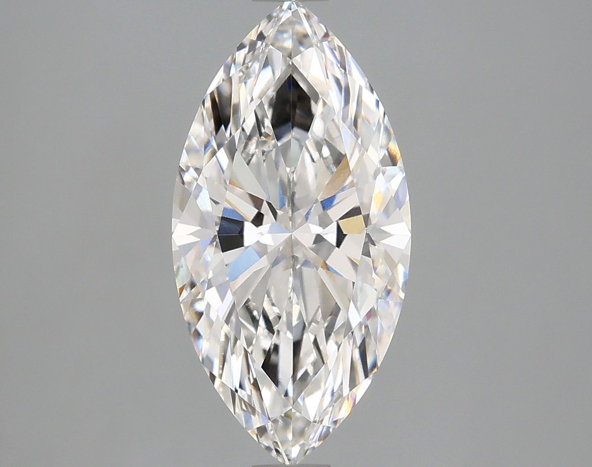 Lab-Grown Marquise Diamond - 2.54 Carats, F Color, VVS2 Clarity - Certified by IGI - Report Number: LG664409484