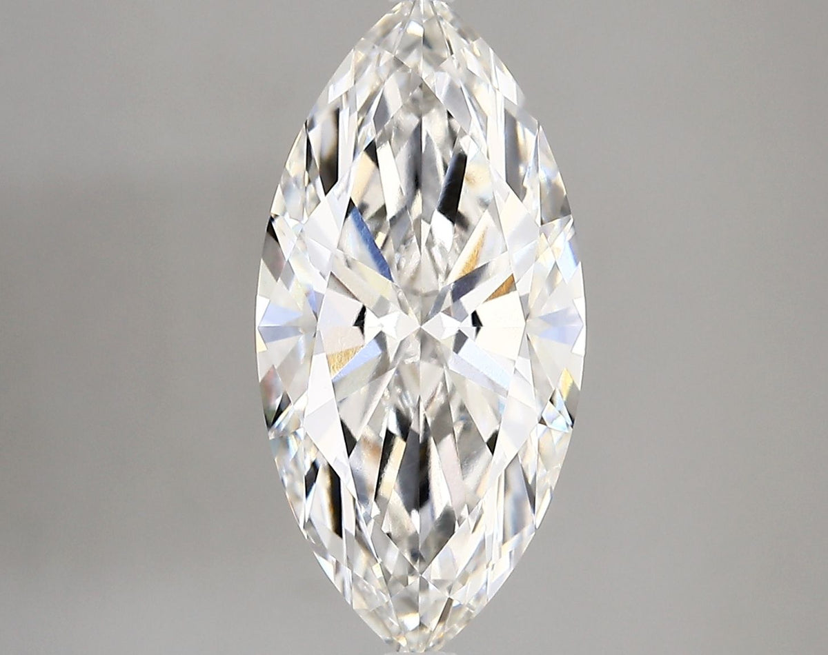 Lab-Grown Marquise Diamond - 4.02 Carats, F Color, VVS2 Clarity - Certified by IGI - Report Number: LG689527552