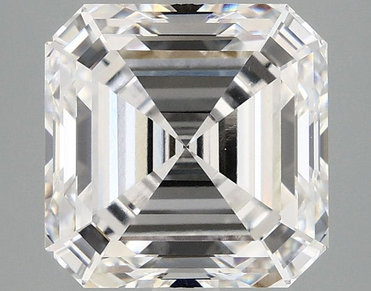 Lab-Grown Asscher Diamond - 5.09 Carats, E Color, VS1 Clarity - Certified by IGI - Report Number: LG681544003