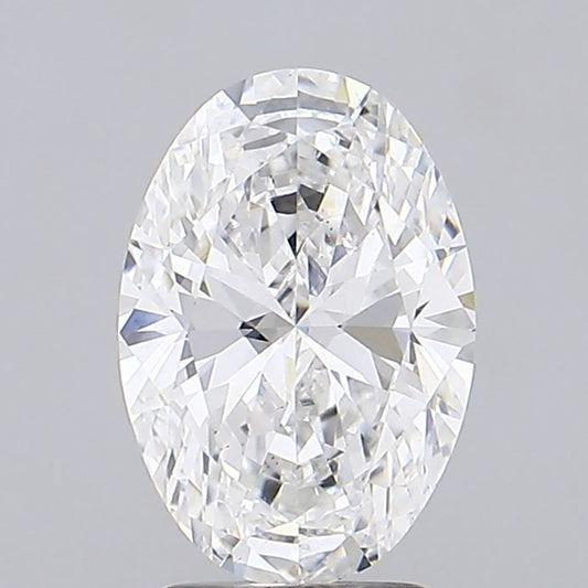 Lab-Grown Oval Diamond - 3.03 Carats, E Color, VS2 Clarity - Certified by IGI - Report Number: LG698529347