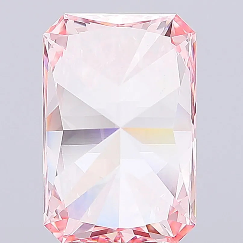 6.55ct Radiant Lab Grown Diamond (Colour Fancy Vivid Pink, Clarity VS1, IGI Certified)