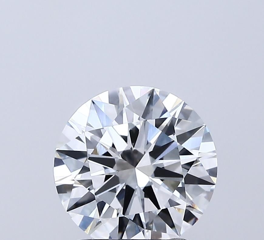 Lab-Grown Round Diamond - 2.0 Carats, F Color, VVS2 Clarity - Certified by IGI - Report Number: LG692508738