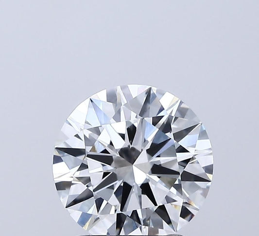 Lab-Grown Round Diamond - 2.0 Carats, F Color, VVS2 Clarity - Certified by IGI - Report Number: LG692508738