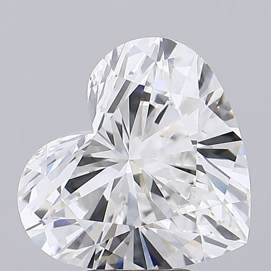 Lab-Grown Heart Diamond - 6.07 Carats, E Color, VVS2 Clarity - Certified by IGI - Report Number: LG704519763