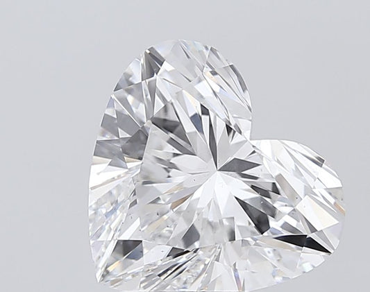 Lab-Grown Heart Diamond - 5.08 Carats, E Color, VS2 Clarity - Certified by IGI - Report Number: LG681573405