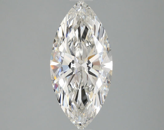 Lab-Grown Marquise Diamond - 3.01 Carats, F Color, VVS2 Clarity - Certified by IGI - Report Number: LG666442590