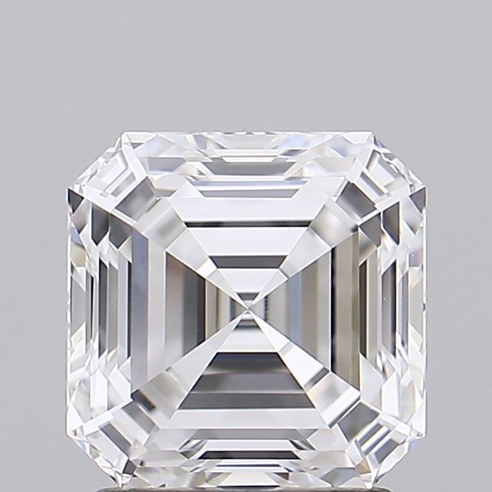 Lab-Grown Asscher Diamond - 1.95 Carats, D Color, VVS2 Clarity - Certified by IGI - Report Number: LG702593140