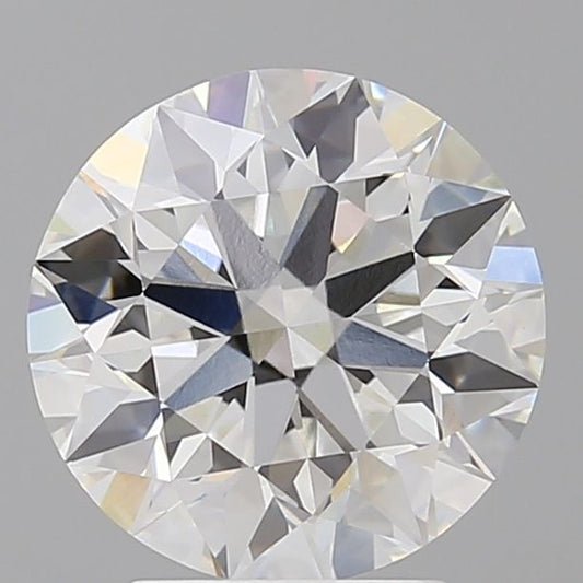 Lab-Grown Round Diamond - 3.01 Carats, F Color, VVS2 Clarity - Certified by IGI - Report Number: LG688507809