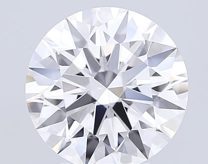 Lab-Grown Round Diamond - 3.45 Carats, D Color, VVS2 Clarity - Certified by GIA - Report Number: 6511032883