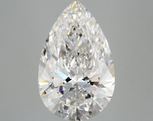 Lab-Grown Pear Diamond - 5.09 Carats, F Color, VS2 Clarity - Certified by IGI - Report Number: LG670481760