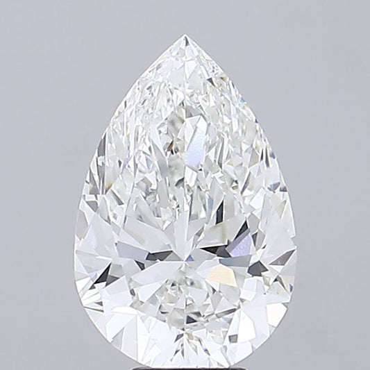 Lab-Grown Pear Diamond - 7.06 Carats, F Color, VS1 Clarity - Certified by IGI - Report Number: LG693512309