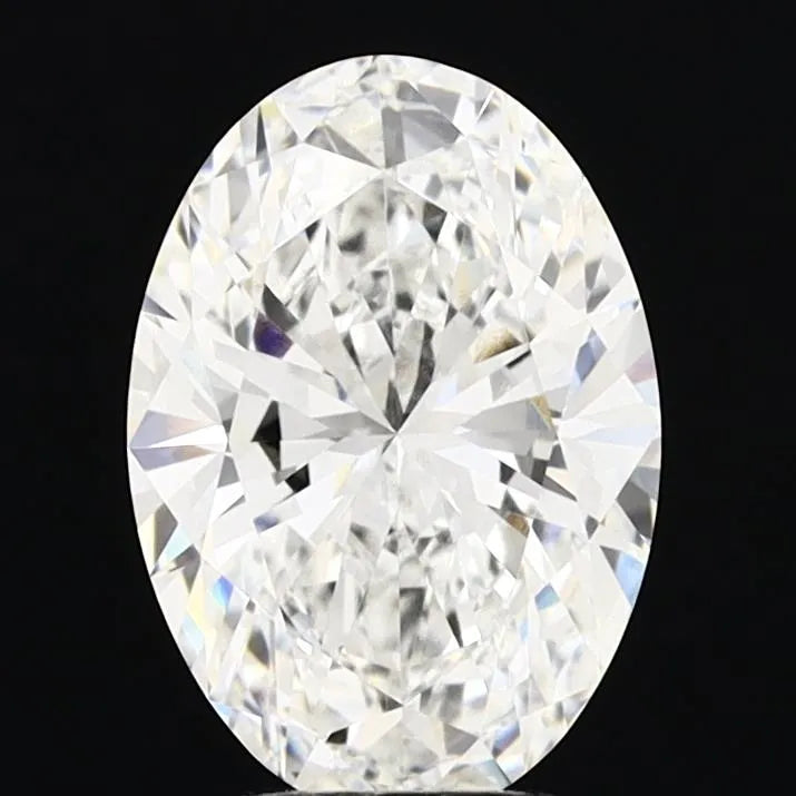 3.72ct Oval Lab Grown Diamond (Colour E, Clarity VVS2, IGI Certified)