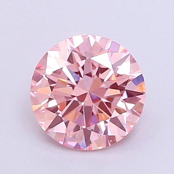 Round 1.02ct Fancy Vivid Pink VVS2 EX Cut • IGI • LG831636828