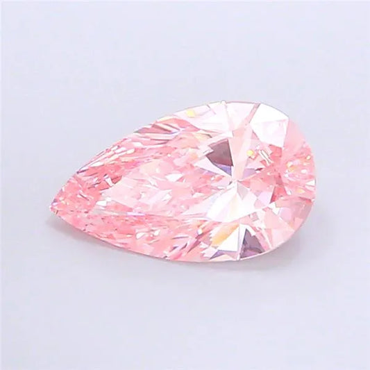 2.01ct Pear Lab Grown Diamond (Colour Fancy Vivid Pink, Clarity VS2, IGI Certified)