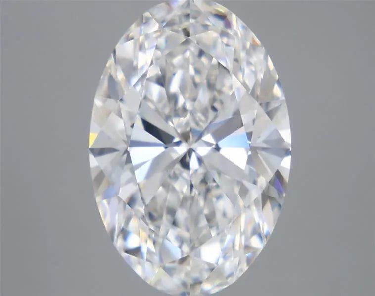 Diamant ovale de 5,09 ct (couleur E, pureté VS1, certifié IGI)