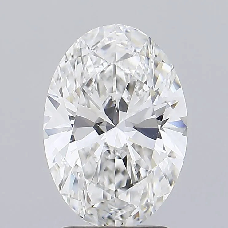 Diamant ovale de 2,46 ct (couleur E, pureté IF, certifié IGI)