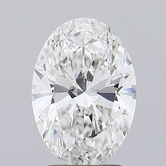2.46ct Oval Lab Grown Diamond (Colour E, Clarity IF, IGI Certified)