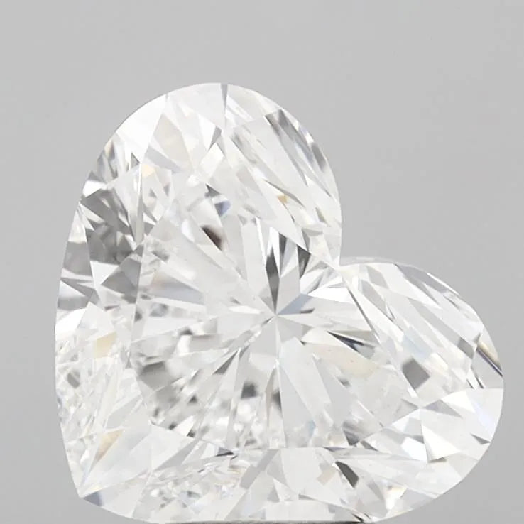 3.53ct Heart Lab Grown Diamond (Colour D, Clarity VS1, IGI Certified)